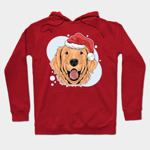 Christmas dogs Hoodie by Manafff